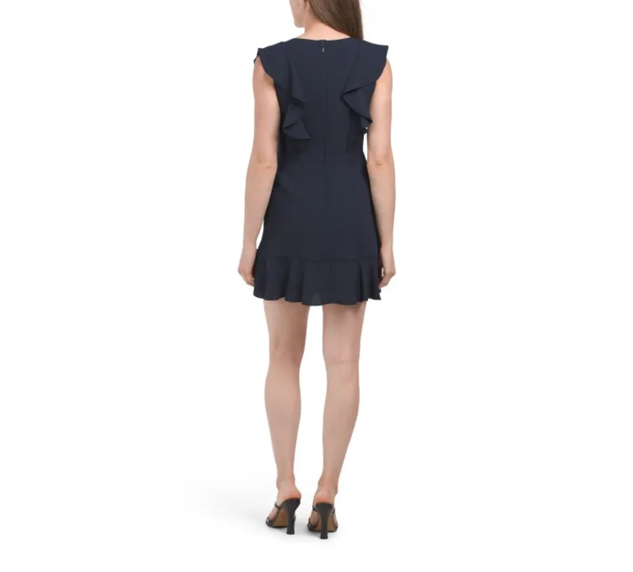 Ruffle Sleeve Mini Dress