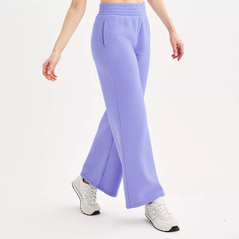 Ultrasoft Fleece Wide-Leg Pants